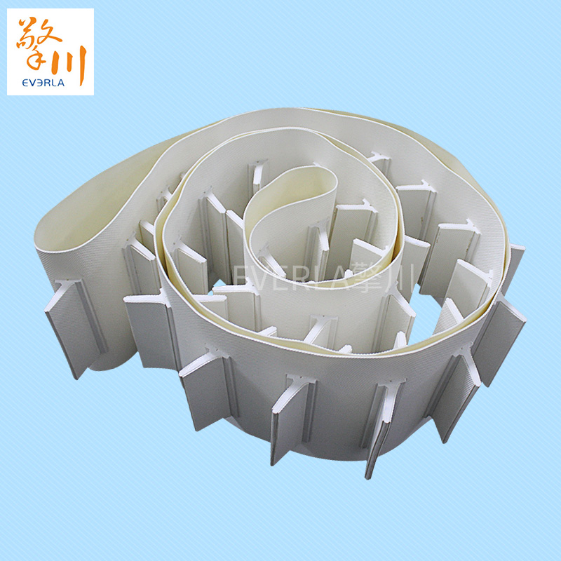 白色鉆石紋加擋板pvc<a href='http://www.zhangtiankun.cn/shusongdai/' target='_blank'><u>輸送帶</u></a>主圖