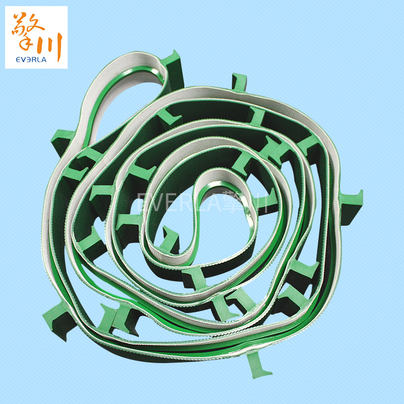 加擋塊pvc<a href='http://www.zhangtiankun.cn/shusongdai/' target='_blank'><u>輸送帶</u></a>主圖