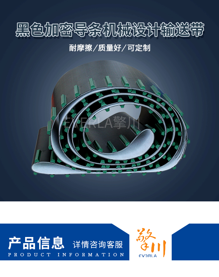 輸送帶加導條