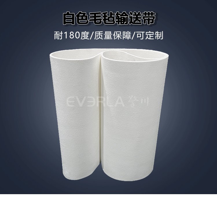 食品級白色毛氈<a href='http://www.zhangtiankun.cn/shusongdai/' target='_blank'><u>輸送帶</u></a>