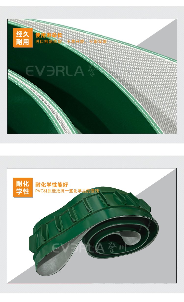 綠色PVC加擋板雙導(dǎo)條